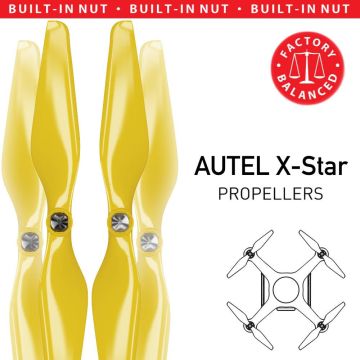 Master Airscrew 9.4x5 MR AU Propeller C Set x4 Amber Yellow for AUTEL X Star 
