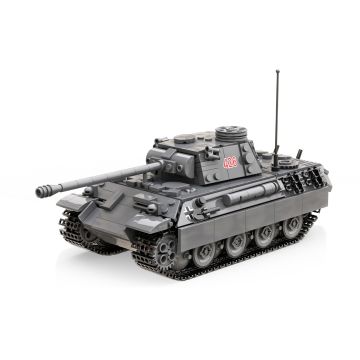 Build Army Panther Ausf D Tank Brick Build Model Kit