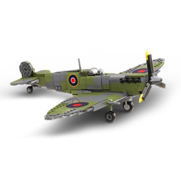 Build Army Supermarine Spitfire Mk Vb Fighter Plane Brick Build Model Kit