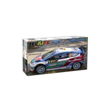 Belkits 1:24 Ford Fiesta WRC Rally Car Plastic Model Kit