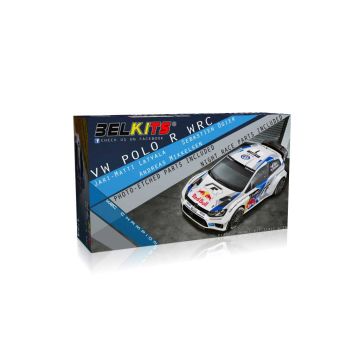 Belkits 1:24 Volkswagen Polo R WRC Red Bull Rally Car Plastic Model Kit