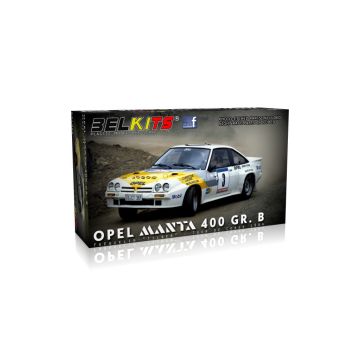 Belkits 1:24 Opel Manta 400 Gr.B Frequelin 1984 Rally Car Plastic Model Kit