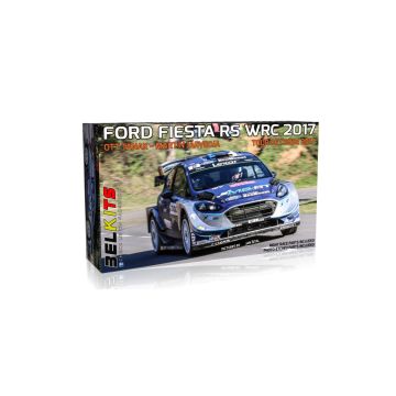 Belkits 1:24 Ford Fiesta RS WRC 2017 Ott Tänak Rally Car Plastic Model Kit