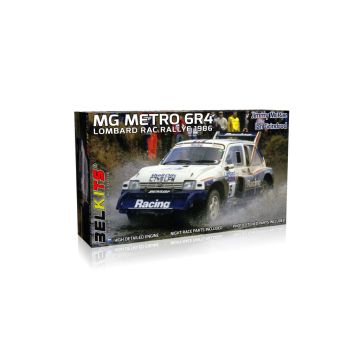 Belkits 1:24 MG Metro 6R4 1986 Jimmy McRae Group B Rally Car Plastic Model Kit