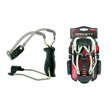 New! Barnett Black Widow Folding Slingshot Catapult with Belt Holster
