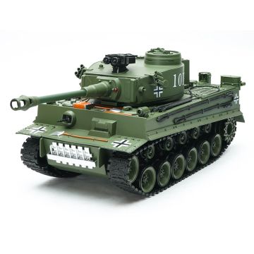 Brother Tank RC Tank 1:18 German Tiger 1 Green