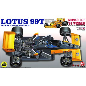 Beemax 1:12 Lotus 99T 1987 World Champions Monaco GPBX12001 Plastic Model Kit
