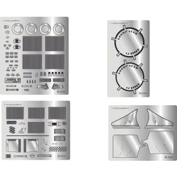 Beemax 1:12 Detail Parts: 1/12 McLaren MP4/4 Plastic Model Kit