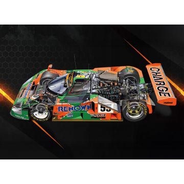 Beemax 1:12 1/12 Mazda 787B 1991 24 Hours of Le Mans Winner Plastic Model Kit