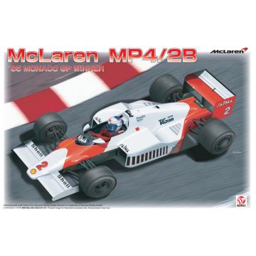 Beemax 1:20 MCLAREN MP4/2b MONACO 1985 Plastic Model Kit