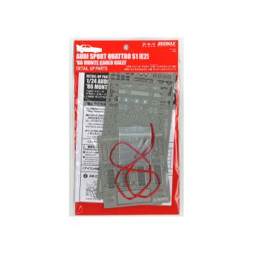 Beemax 1:24 Etched Detail Parts: Audi S1 E2 Montecarlo Rally 1985 #2 Plastic Kit