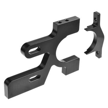 Corally Motor Bulkhead Rear Right 7075 Aluminium Black
