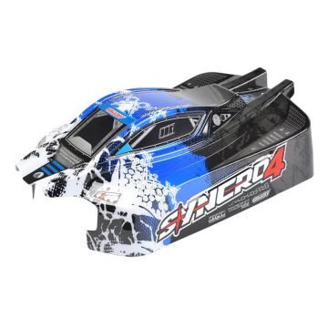 Team Corally Polycarbonate Painted Body Syncro 4 Blue
