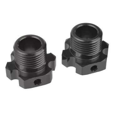 Corally Wheel Hex Adapter Xb P Ro Lightened Aluminium 7075 Black