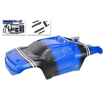 Corally Polycarbonate Body Punisher XD Painted/Cut/Decals Bl