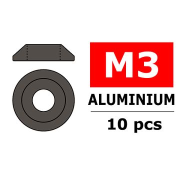 Team Corally Aluminium Washer For M3 Button Head Screws O