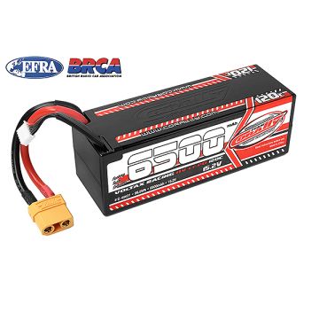 Corally Voltax 6500 Mah 15.2v HV 4S Hard Case RC Car LiPo Battery w/ XT90