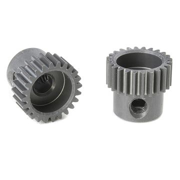 Corally 64 Dp Pinion Short Hard Anodised Al7075 24 Teeth Shaft Dia. 3.17mm