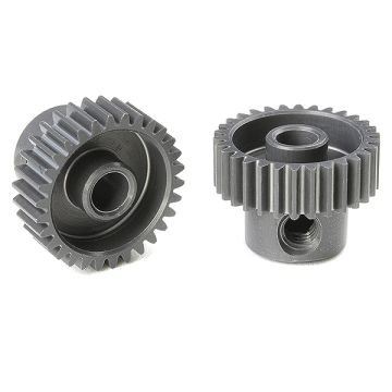Corally 64 Dp Pinion Short Hard Anodised Al7075 30 Teeth Shaft Dia. 3.17mm