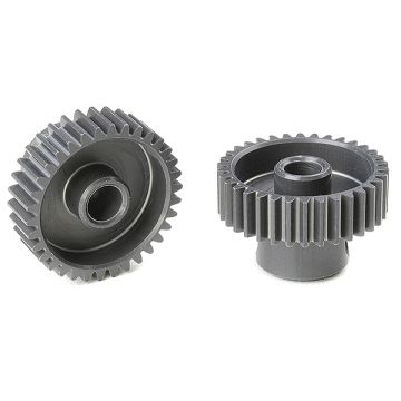 Corally 64 Dp Pinion Short Hard Anodised Al7075 34 Teeth Shaft Dia. 3.17mm