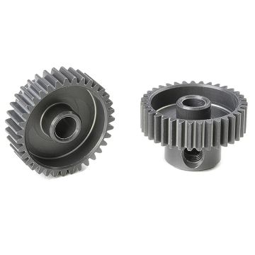 Corally 64 Dp Pinion Short Hard Anodised Al7075 35 Teeth Shaft Dia. 3.17mm