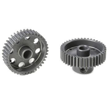 Corally 64 Dp Pinion Short Hard Anodised Al7075 40 Teeth Shaft Dia. 3.17mm