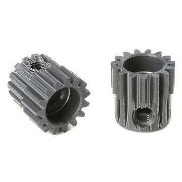 Corally 48 Dp Pinion Short Hard Anodised Al7075 15 Teeth Shaft Dia. 3.17mm