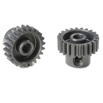 Corally 48 Dp Pinion Short Hard Anodised Al7075 21 Teeth Shaft Dia. 3.17mm