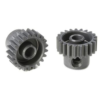 Corally 48 Dp Pinion Short Hard Anodised Al7075 22 Teeth Shaft Dia. 3.17mm