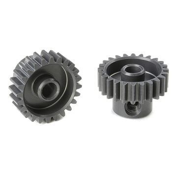 Corally 48 Dp Pinion Short Hard Anodised Al7075 24 Teeth Shaft Dia. 3.17mm