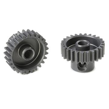 Corally 48 Dp Pinion Short Hard Anodised Al7075 25 Teeth Shaft Dia. 3.17mm
