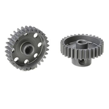 Corally 48 Dp Pinion Short Hard Anodised Al7075 30 Teeth Shaft Dia. 3.17mm