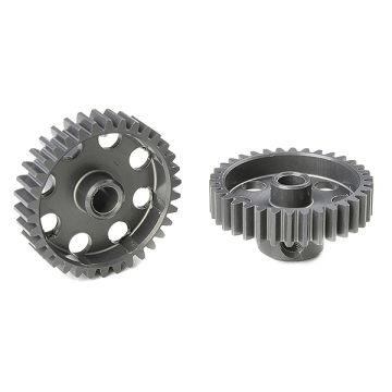 Corally 48 Dp Pinion Short Hard Anodised Al7075 34 Teeth Shaft Dia. 3.17mm