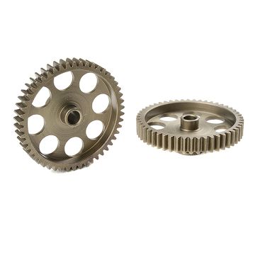Corally 48 Dp Pinion Short Hardened Steel 50 Teeth Shaft Dia. 3.17mm