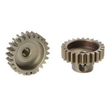 Corally M0.6 Pinion Short Hardened Steel 24 Teeth Shaft Dia. 3.17mm