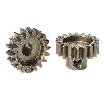 Corally M1.0 Pinion Short Hardened Steel 18 Teeth Shaft Dia. 5mm Mod1