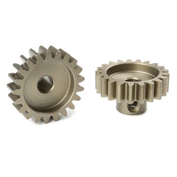 Corally M1.0 Pinion Short Hardened Steel 21 Teeth Shaft Dia. 5mm Mod1