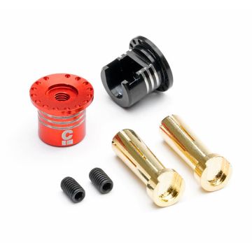 Centro Aluminium Heatsink Plug Grips With 5mm Bullets