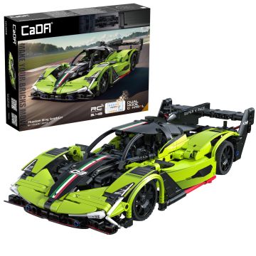 CaDA Phantom Wing Sports Car - 395 Piece Brick Build Model Kit