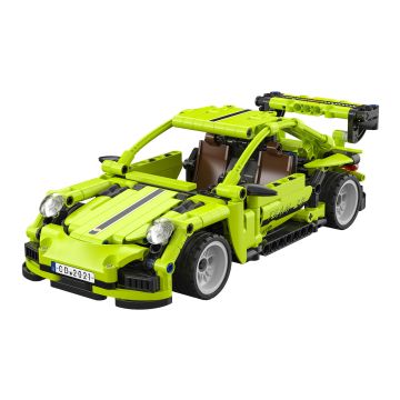 CaDA 1:18 Legend Pull-Back Sports Car - 387 Piece Brick Build Model Kit