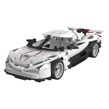 CaDA 1:18 Apocalypse Pull-Back Sports Car - 368 Piece Brick Build Model Kit