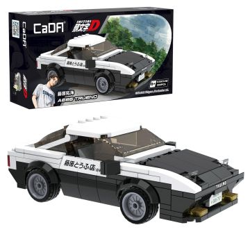 CaDA Initial D 1:24 Toyota Trueno AE86 Car - 280 Piece Brick Build Model Kit