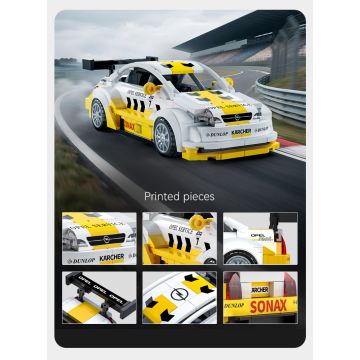 CaDA 1:24 Opel Astra V8 Coupé - 305 Piece Brick Build Model Kit