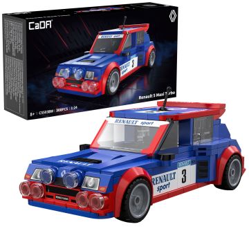 CaDA 1:24 Renault 5 Maxi Turbo - 308 Piece Brick Build Model Kit