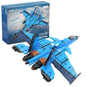 CaDA Fighter Jet Plane - 1481 Piece Brick Build Model Kit