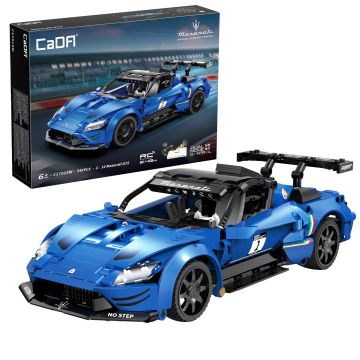 CaDA 1:14 Maserati MC20 GT2 Race Car - 549 Piece Brick Build Model Kit