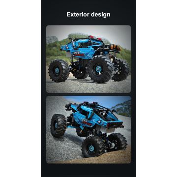 CaDA Monster Climbing Truck - 699 Piece Brick Build Model Kit