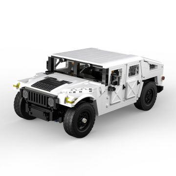 CaDA 1:12 Humvee Off-Road Truck - 1380 Piece Brick Build Model Kit