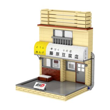 CaDA Initial D Fujiwara Tofu Shop - 414 Piece Brick Build Model Kit
