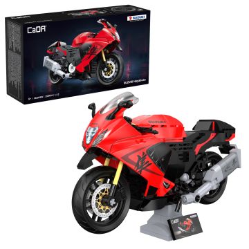 CaDA 1:12 Suzuki Hayabusa Motorbike - 299 Piece Brick Build Model Kit